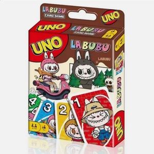 New Labubu UNO Card Game Pop Mart Special Rules Toy‎ Playing Fun 2-10 Players